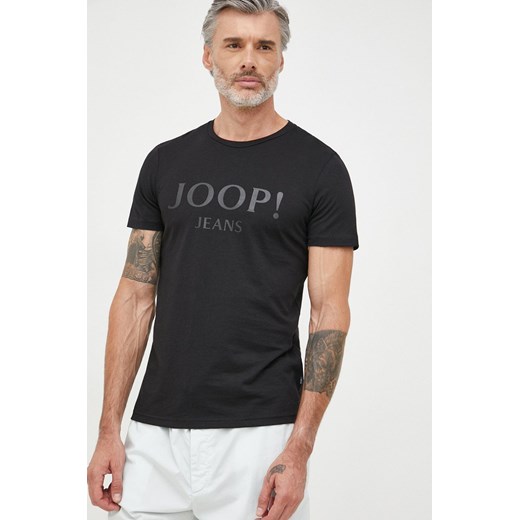 Joop! t-shirt bawełniany kolor czarny gładki Joop! L ANSWEAR.com