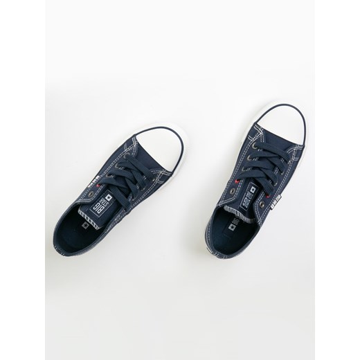 Trampki męskie niskie granatowe JJ174606 403 ze sklepu Big Star w kategorii Trampki męskie - zdjęcie 142797801