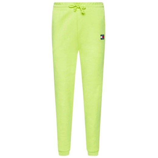 spodnie dresowe damskie tommy jeans dw0dw09740 zielone Tommy Hilfiger L promocyjna cena Royal Shop