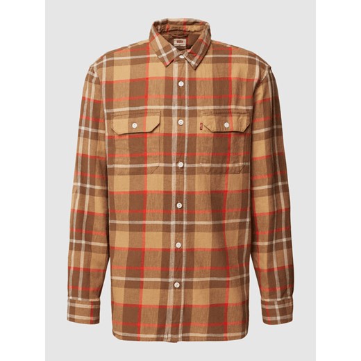 Koszula flanelowa o kroju relaxed fit z kieszeniami na piersi model ‘Jackson S Peek&Cloppenburg