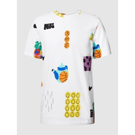 T-shirt z nadrukiem z motywem model ‘SUIT AIR OPEN TEE’ Nike XL Peek&Cloppenburg 