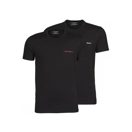 t-shirt męski emporio armani 111267 2r717 czarny c-neck 2 pack Emporio Armani M promocyjna cena Royal Shop