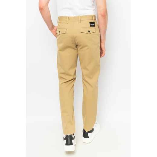 spodnie męskie calvin klein k10k104725 beżowe Calvin Klein Pants: 54 okazyjna cena Royal Shop