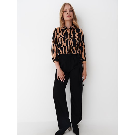 Mohito - Koszula z modnym wzorem - Beżowy Mohito 38 Mohito