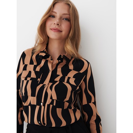 Mohito - Koszula z modnym wzorem - Beżowy Mohito 42 Mohito