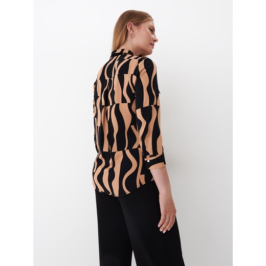 Mohito - Koszula z modnym wzorem - Beżowy Mohito 38 Mohito