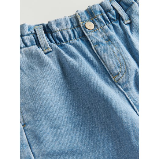 Reserved - Ocieplane jeansy baggy - Niebieski Reserved 98 Reserved
