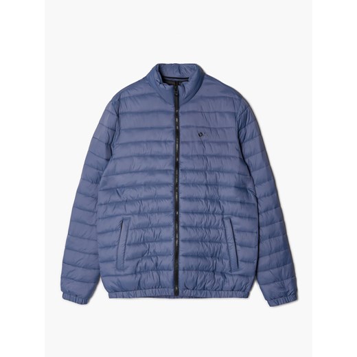 Cropp - Niebieska pikowana kurtka - Niebieski Cropp L Cropp