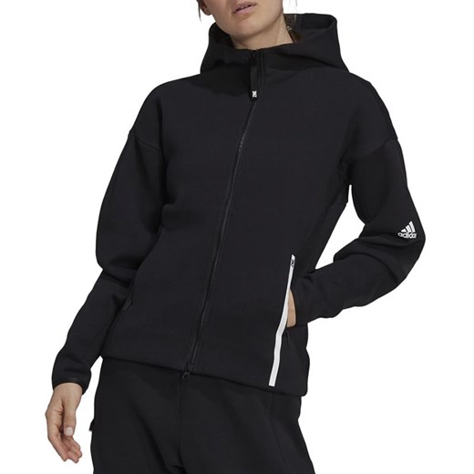 Bluza adidas Z.N.E. Sportswear Hoodie GT9759 - czarna ze sklepu streetstyle24.pl w kategorii Bluzy damskie - zdjęcie 142864654