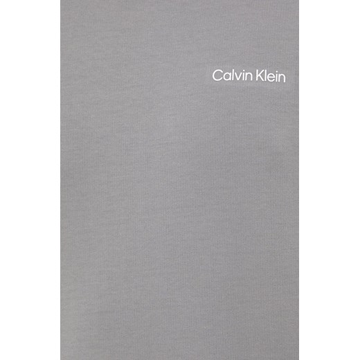 Calvin Klein bluza męska kolor szary z nadrukiem Calvin Klein XXL ANSWEAR.com