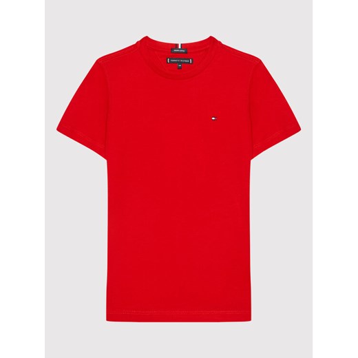 Tommy Hilfiger T-Shirt Essential KB0KB06879 M Czerwony Regular Fit Tommy Hilfiger 4Y MODIVO okazyjna cena