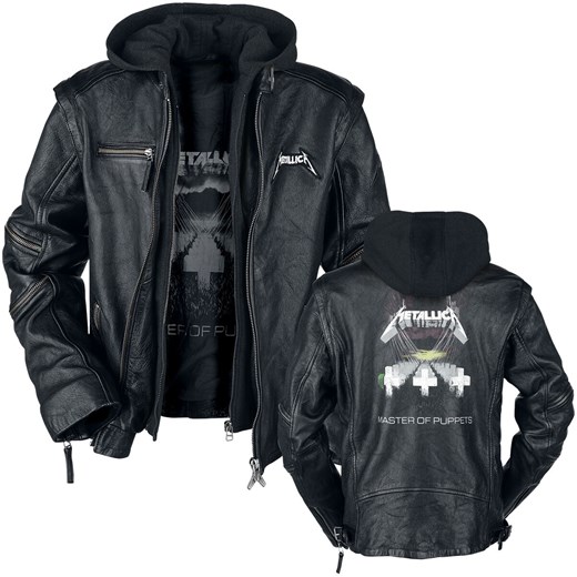 Metallica - Master Of Puppets - Kurtka skórzana - czarny M, L, XL, XXL, 3XL EMP