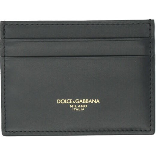 Dolce Gabbana Skórzane etui na karty Dolce Gabbana Uniwersalny Gomez Fashion Store