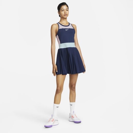 Damska sukienka do tenisa NikeCourt Dri-FIT Slam - Niebieski Nike M Nike poland