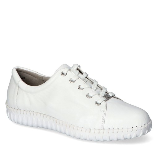 Półbuty Caprice 9-23650-28/102 Białe lico ze sklepu Arturo-obuwie w kategorii Półbuty damskie - zdjęcie 142996731