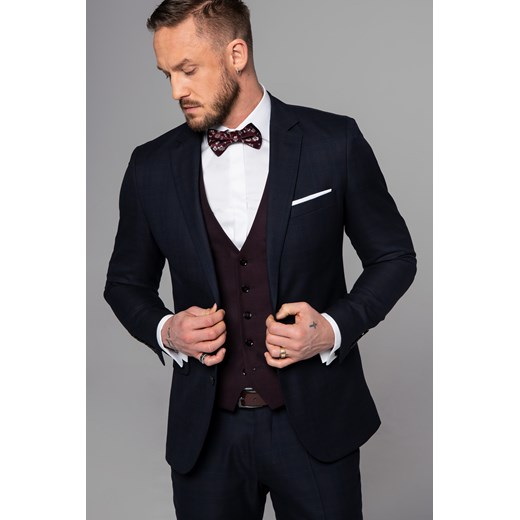 Granatowy garnitur Recman Asola 315Z super slim fit Recman 182/104/94 Eye For Fashion