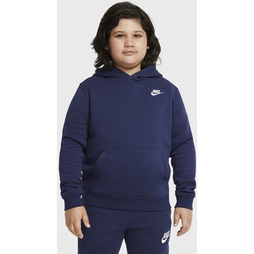 Bluza z kapturem dla dużych dzieci (chłopców) Nike Sportswear Club Fleece (o Nike M+ wyprzedaż Nike poland