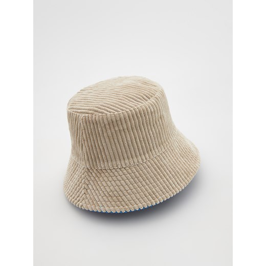 Reserved - Dwustronny kapelusz bucket - Niebieski Reserved S Reserved