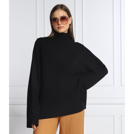 Calvin Klein Wełniany sweter | Loose fit | z dodatkiem kaszmiru ze sklepu Gomez Fashion Store w kategorii Swetry damskie - zdjęcie 143024680