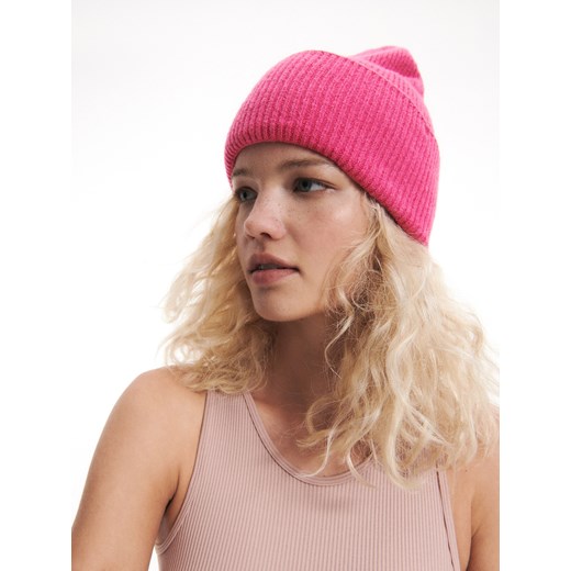 Reserved - Czapka beanie - Różowy Reserved ONE SIZE Reserved