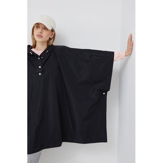 Lauren Ralph Lauren kurtka damska kolor czarny przejściowa oversize ONE ANSWEAR.com