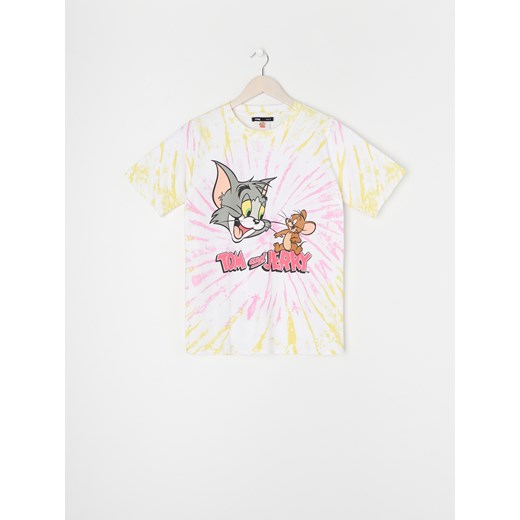 Sinsay - Koszulka tie dye Tom i Jerry - Beżowy Sinsay XL Sinsay