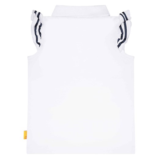 Koszulka polo w kolorze białym Steiff 110 Limango Polska wyprzedaż