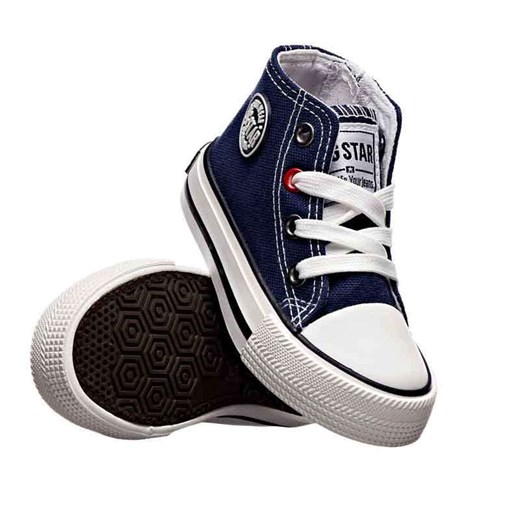 Trampki dziecięce BIG STAR HH374085 granatowe senity.pl