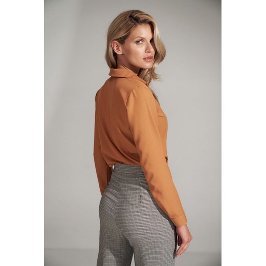 Bluzka Model M732 Brown (L) Figl XL DobraKiecka
