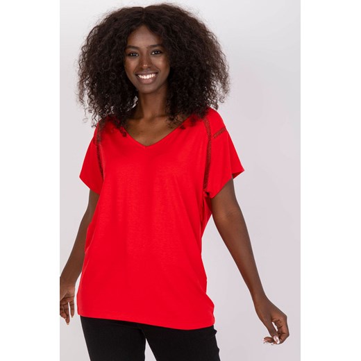 Bluzka Model FA-BZ-7237.40P Red (uniwersalny) Fancy uniwersalny DobraKiecka