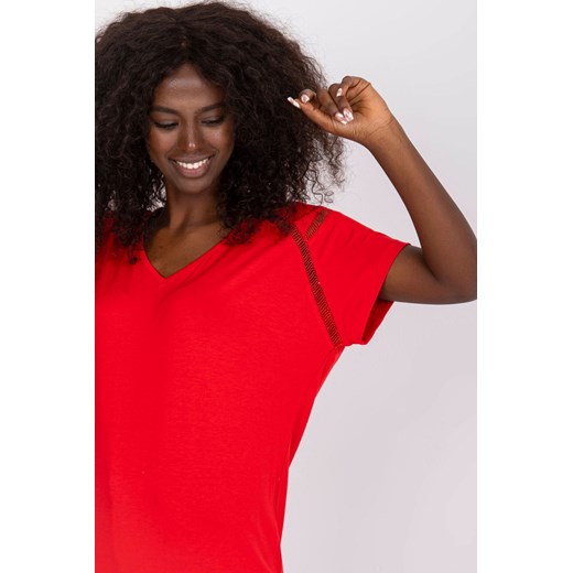 Bluzka Model FA-BZ-7237.40P Red (uniwersalny) Fancy uniwersalny DobraKiecka