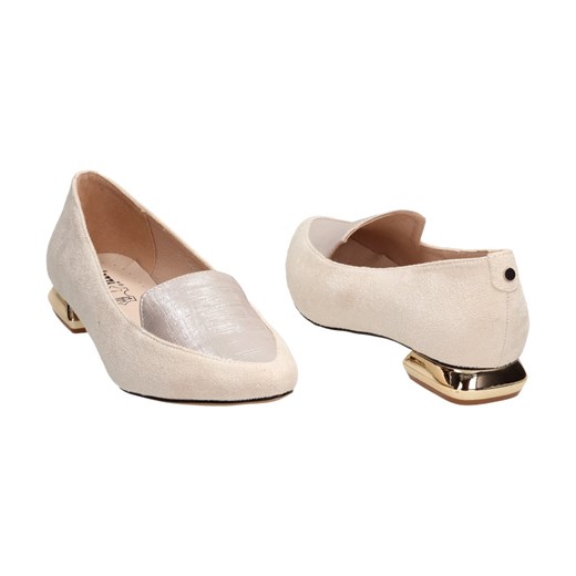 Beżowe baleriny damskie JEZZI ASA178-1 Suzana.pl 38 okazja suzana.pl