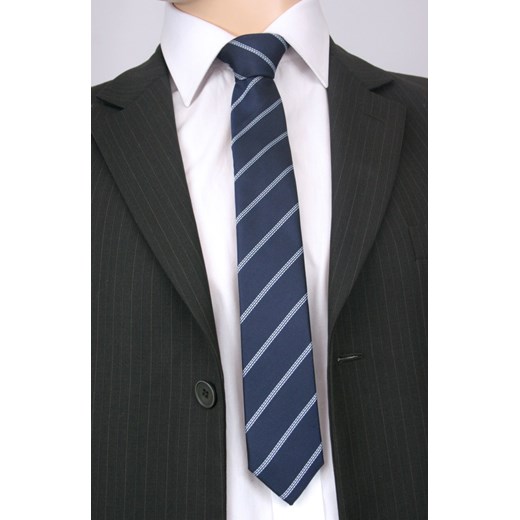 Krawat ozdobny Chattier KRCH0730 jegoszafa-pl niebieski Krawaty