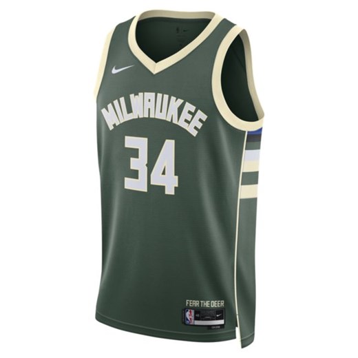 Koszulka Nike Dri-FIT NBA Swingman Milwaukee Bucks Icon Edition 2022/23 - Zieleń Nike M Nike poland