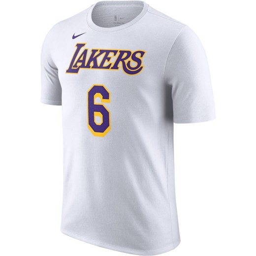T-shirt męski Los Angeles Lakers Nike NBA - Biel Nike S Nike poland