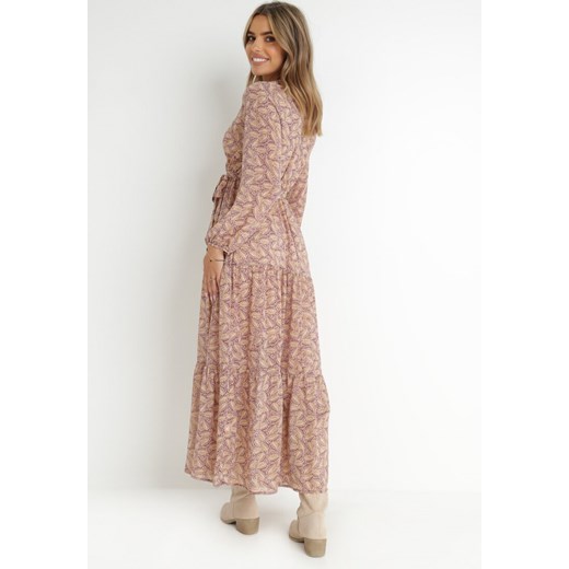 Sukienka Born2be boho rozkloszowana