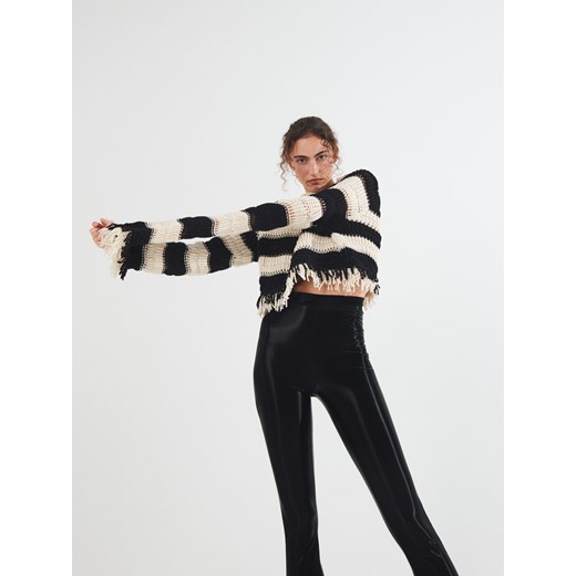 Reserved - Sweter z frędzlami - Wielobarwny Reserved L Reserved