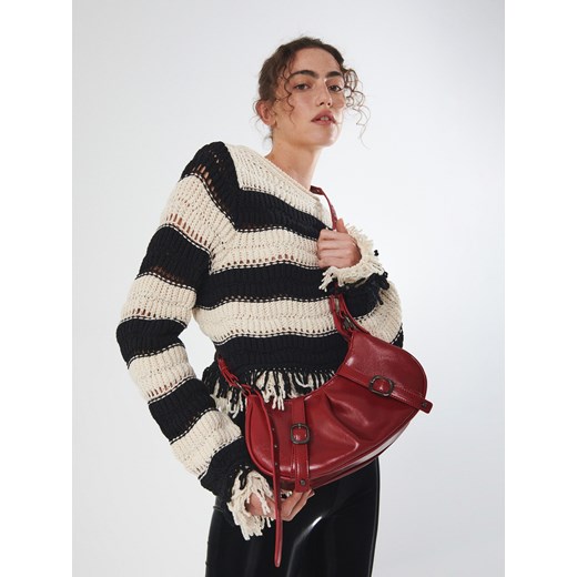 Reserved - Sweter z frędzlami - Wielobarwny Reserved L Reserved