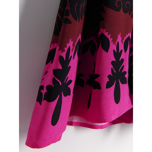 Reserved - Kopertowa sukienka z EcoVero™ - Brązowy Reserved 36 Reserved