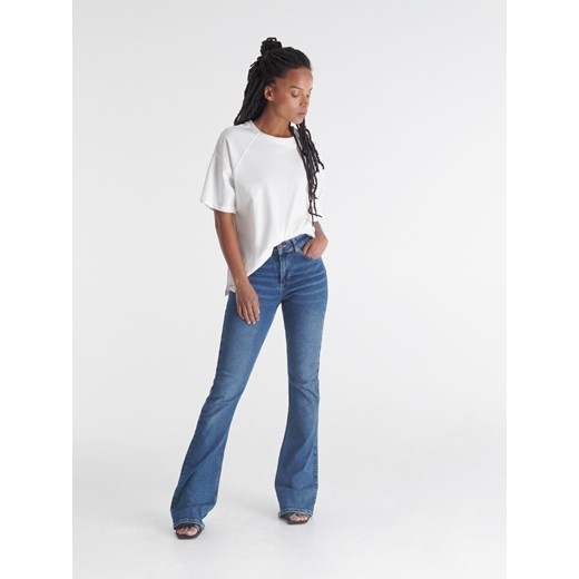 Reserved - Jeansy flared fit - Granatowy Reserved 38 Reserved