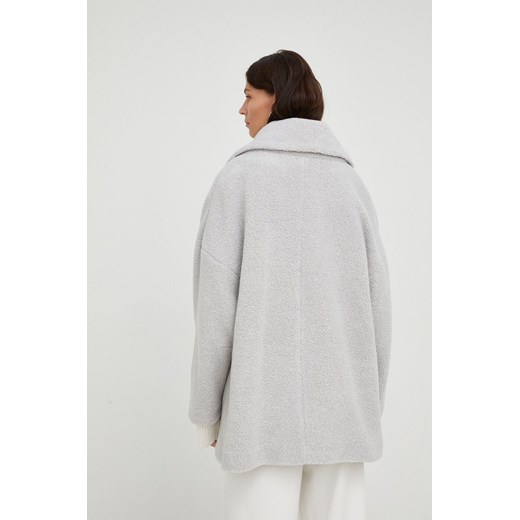 Drykorn płaszcz wełniany kolor szary przejściowa oversize Drykorn S ANSWEAR.com