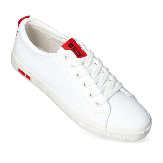 Trampki Big Star KK274001 Białe ze sklepu Arturo-obuwie w kategorii Trampki damskie - zdjęcie 143289520