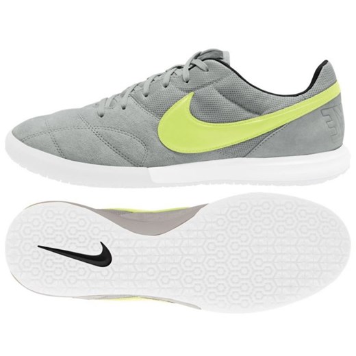 Buty piłkarskie Nike Premier 2 Sala Ic M AV3153 012 odcienie szarości szare Nike 47,5 ButyModne.pl