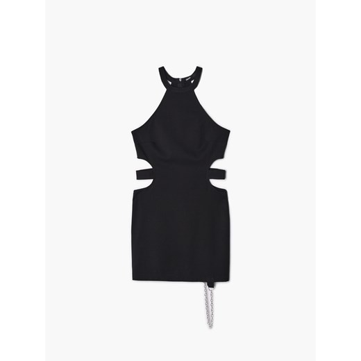 Cropp - Sukienka z ozdobnym łańcuchem - Czarny Cropp XL Cropp