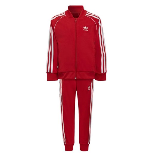 Dres adidas Originals Adicolor Sst Track Suit HF7471 - czerwony 104 streetstyle24.pl