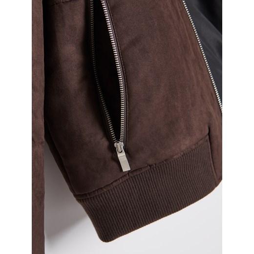 Reserved - Kurtka typu bomber - Beżowy Reserved M Reserved