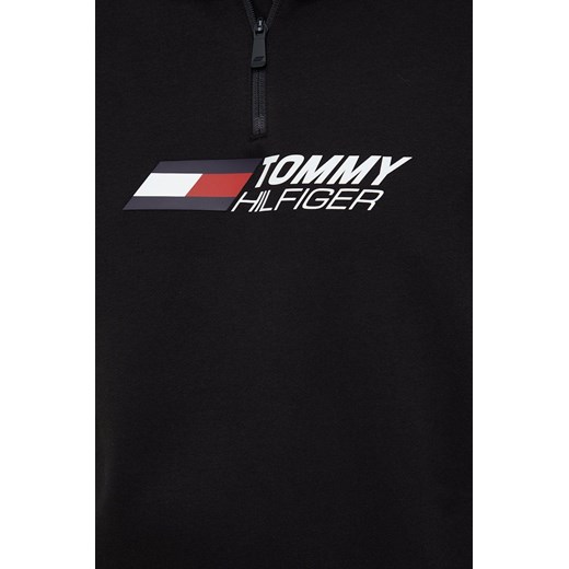Tommy Hilfiger bluza męska kolor czarny z nadrukiem Tommy Hilfiger XXL ANSWEAR.com