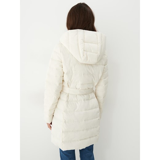 Mohito - Płaszcz z kapturem - Biały Mohito 38 Mohito