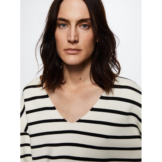 Mango Sweter Tortugav 37033844 Beżowy Oversize Mango XL MODIVO