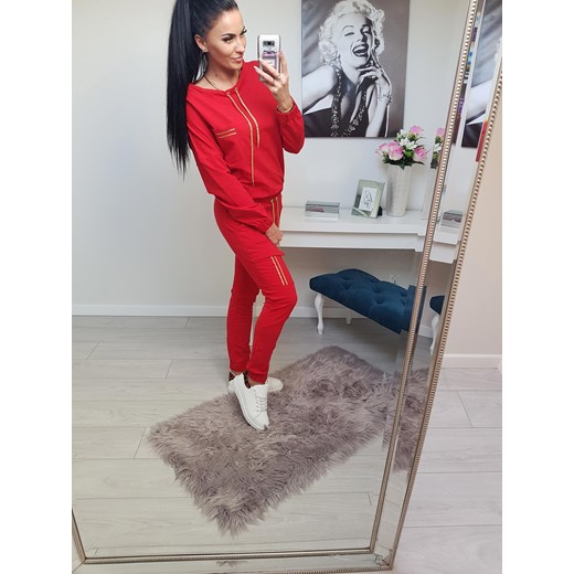 PIĘKNY DRES NAIROBI KOLOR CZERWONY Etnee L/XL STYLOWO